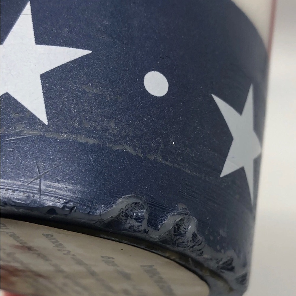 Patriotic Candle Set Red, White, Blue Pillar, Heart & Star Shaped, American Flag - Picture 5 of 8